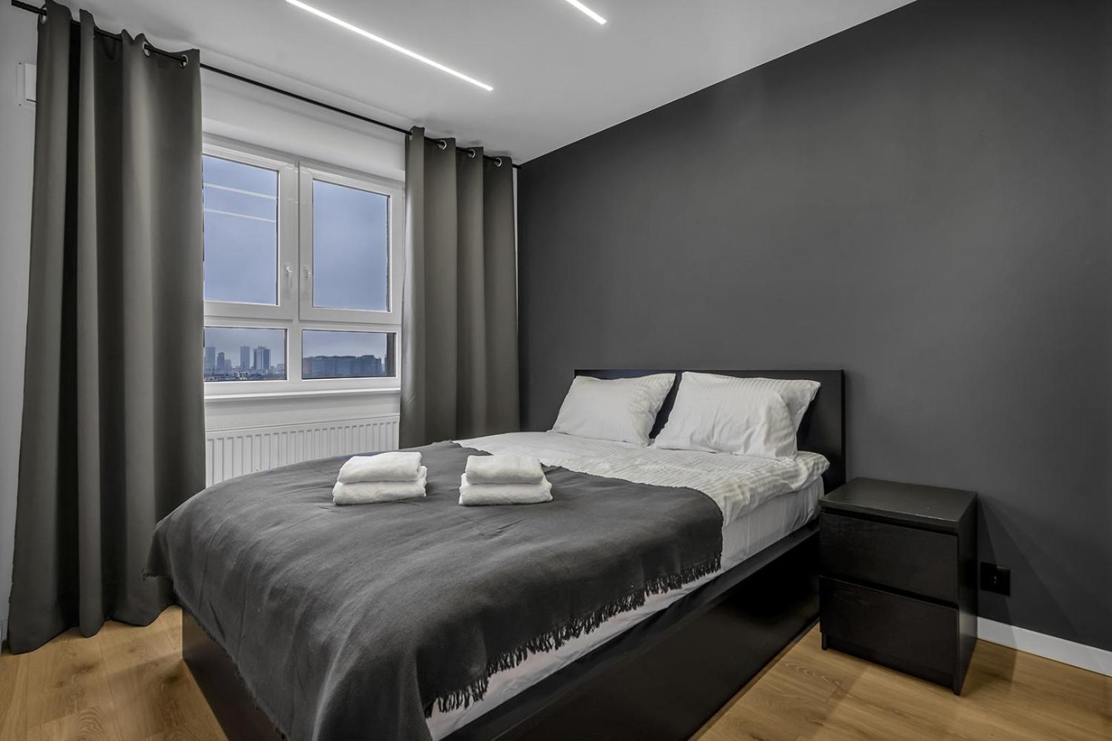 12Th Floor Wola Modern Apartment Varşovia Exterior foto