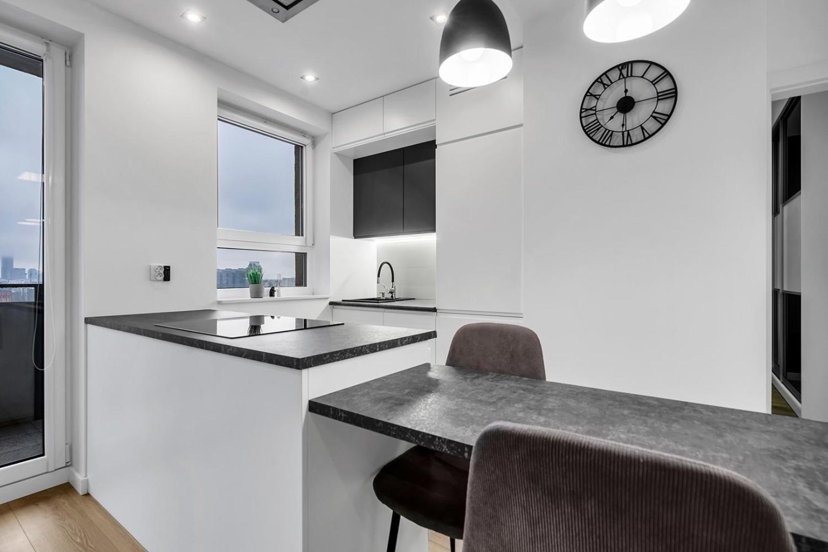 12Th Floor Wola Modern Apartment Varşovia Exterior foto
